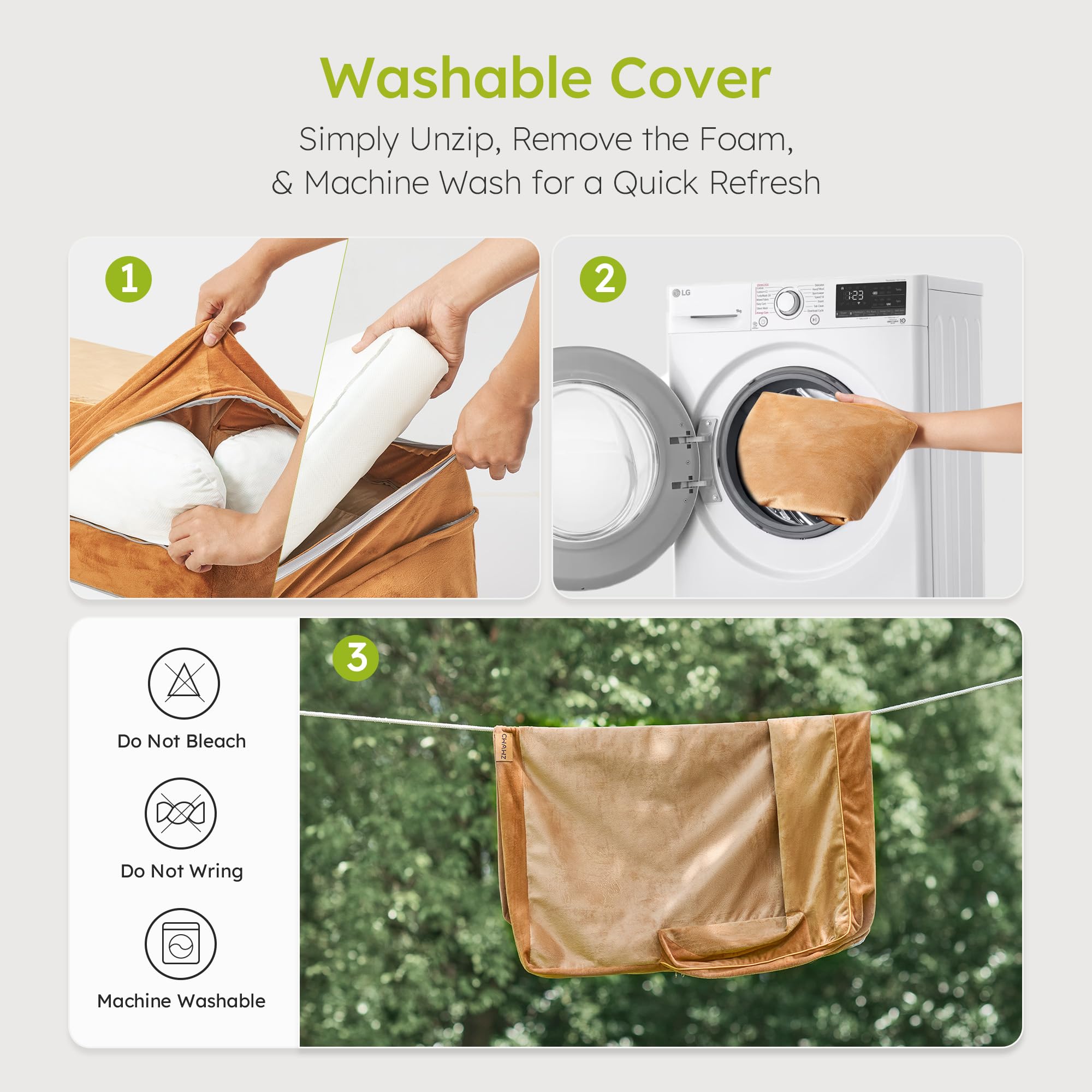 CWAWZ XL non-slip bottom detail preventing movement on smooth floors.