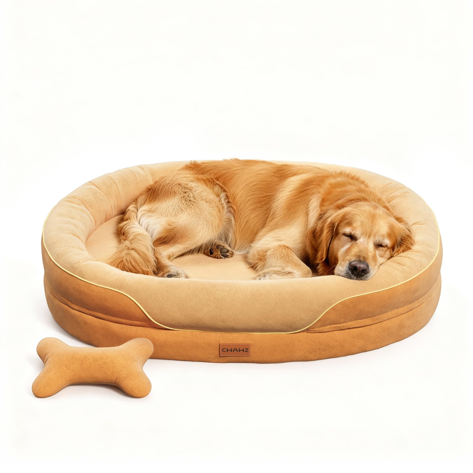 CWAWZ XL orthopedic dog bed with 4-inch egg-crate foam for supportive contouring and airflow.