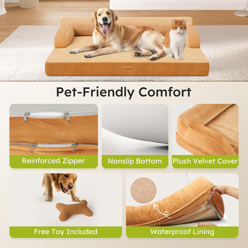 CWAWZ XL waterproof cover shows removable, machine-washable design for busy households.
