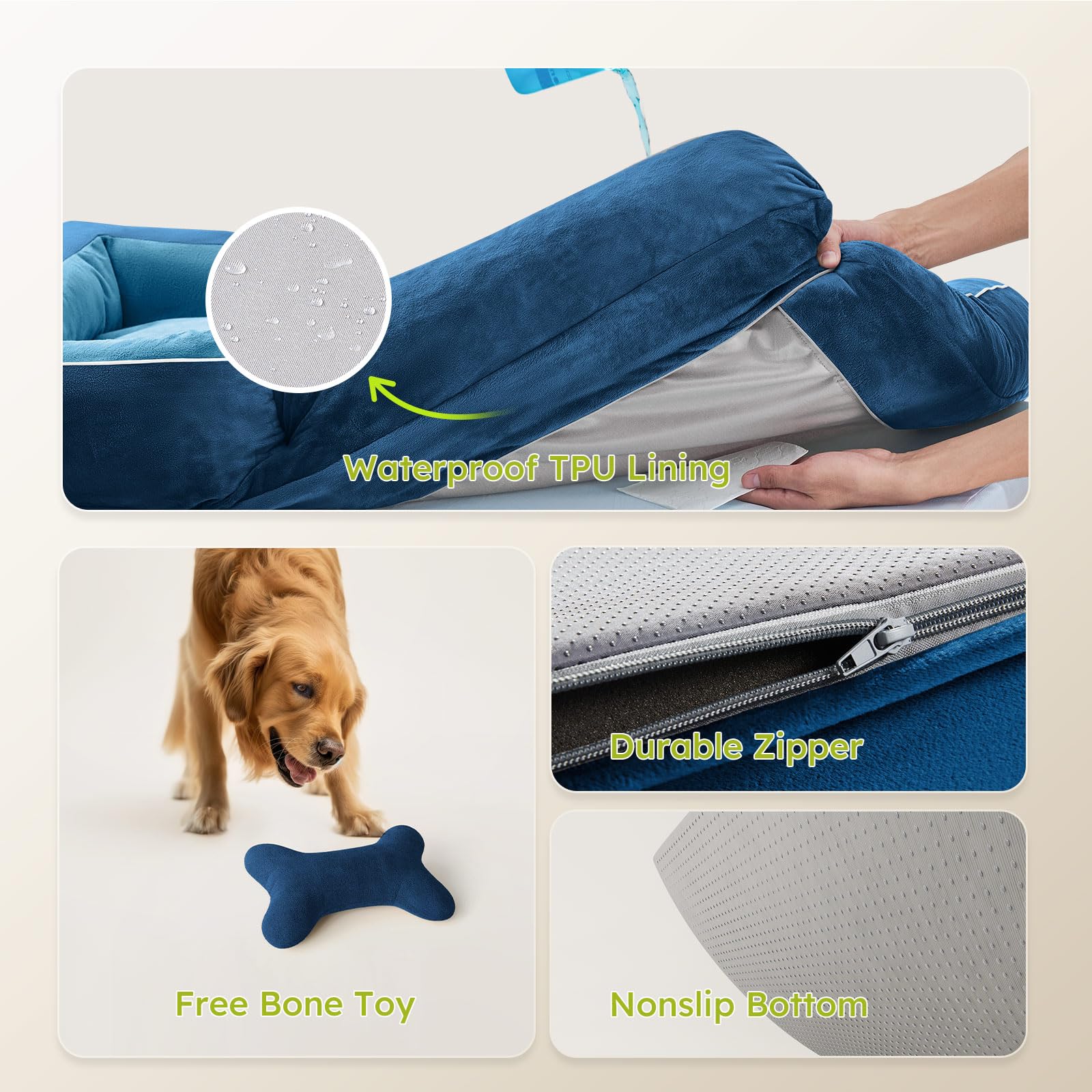 CWAWZ bone toy included encourages play and enrichment during downtime.