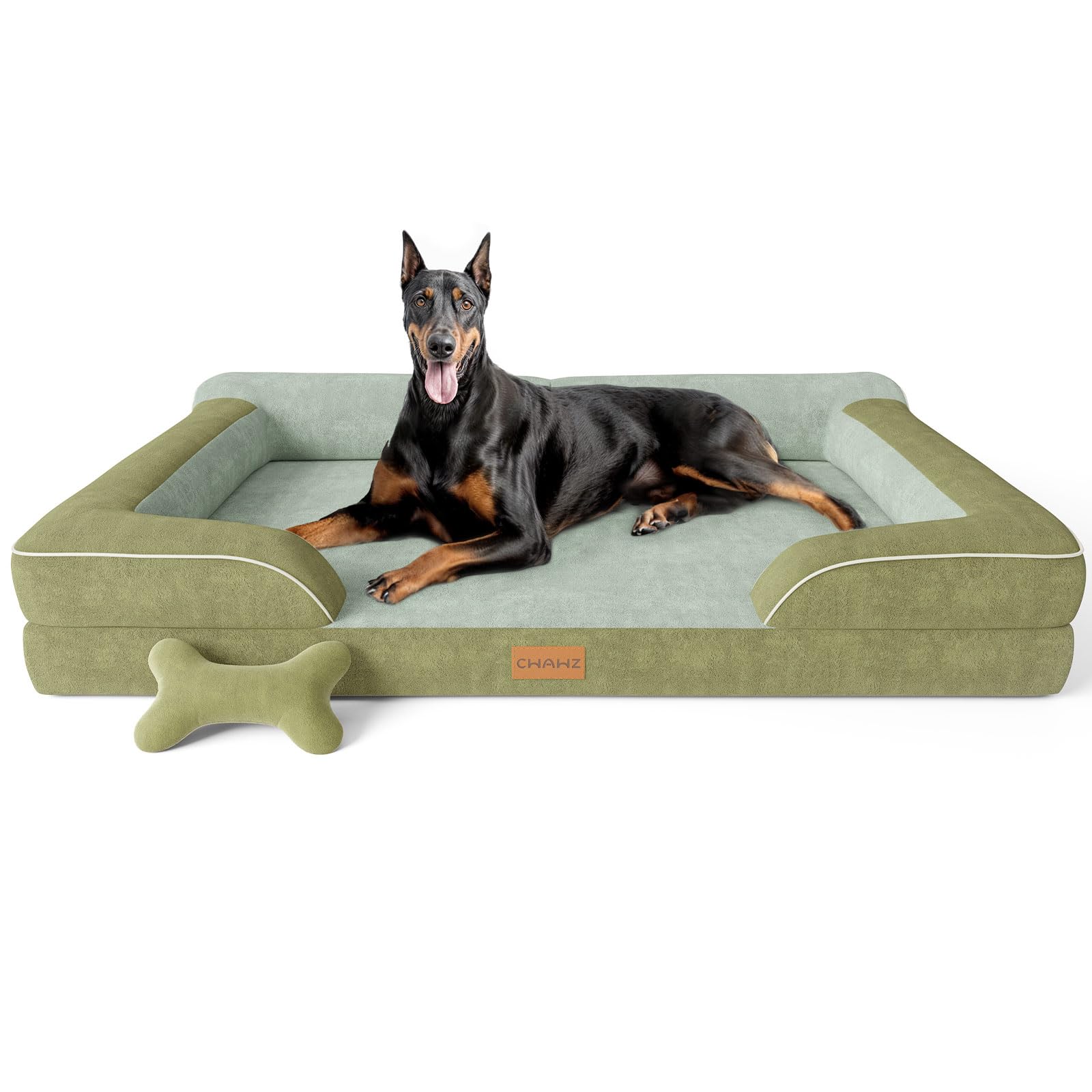 CWAWZ XXL dog bed with orthopedic foam providing joint support for large dogs