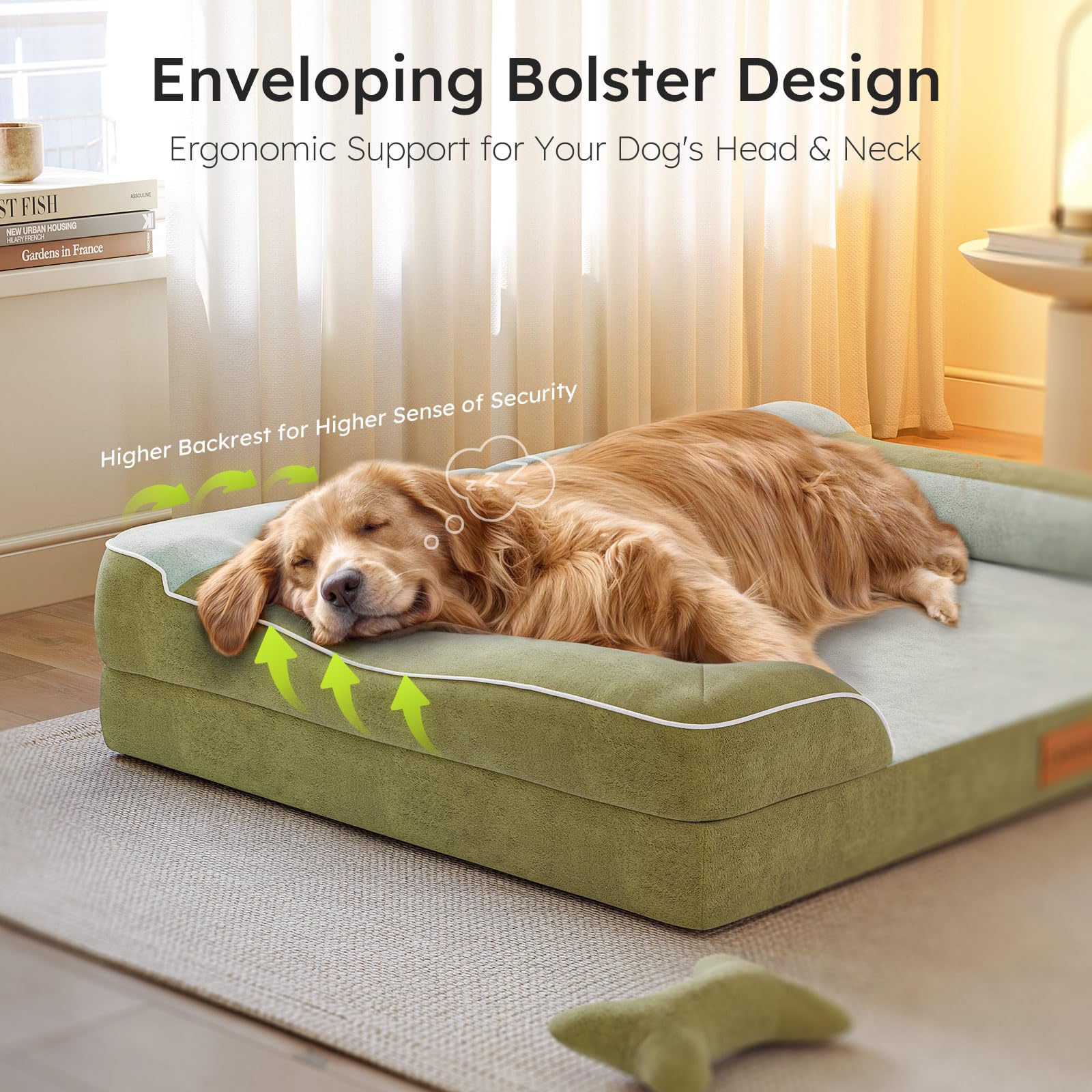 CWAWZ Dutch velvet cover offers plush, calming comfort for anxious dogs