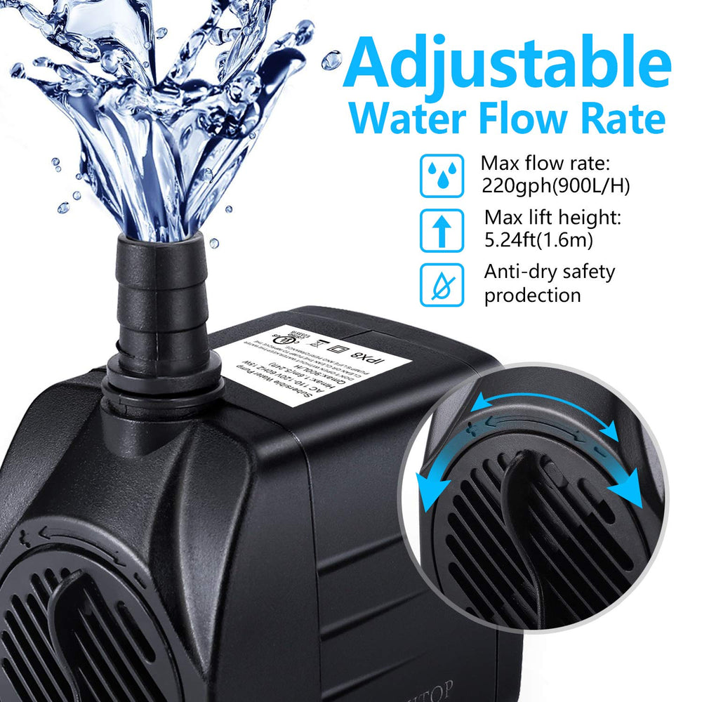 CWKJ outdoor fountain setup demonstrates stable water flow for tranquil backyard décor.