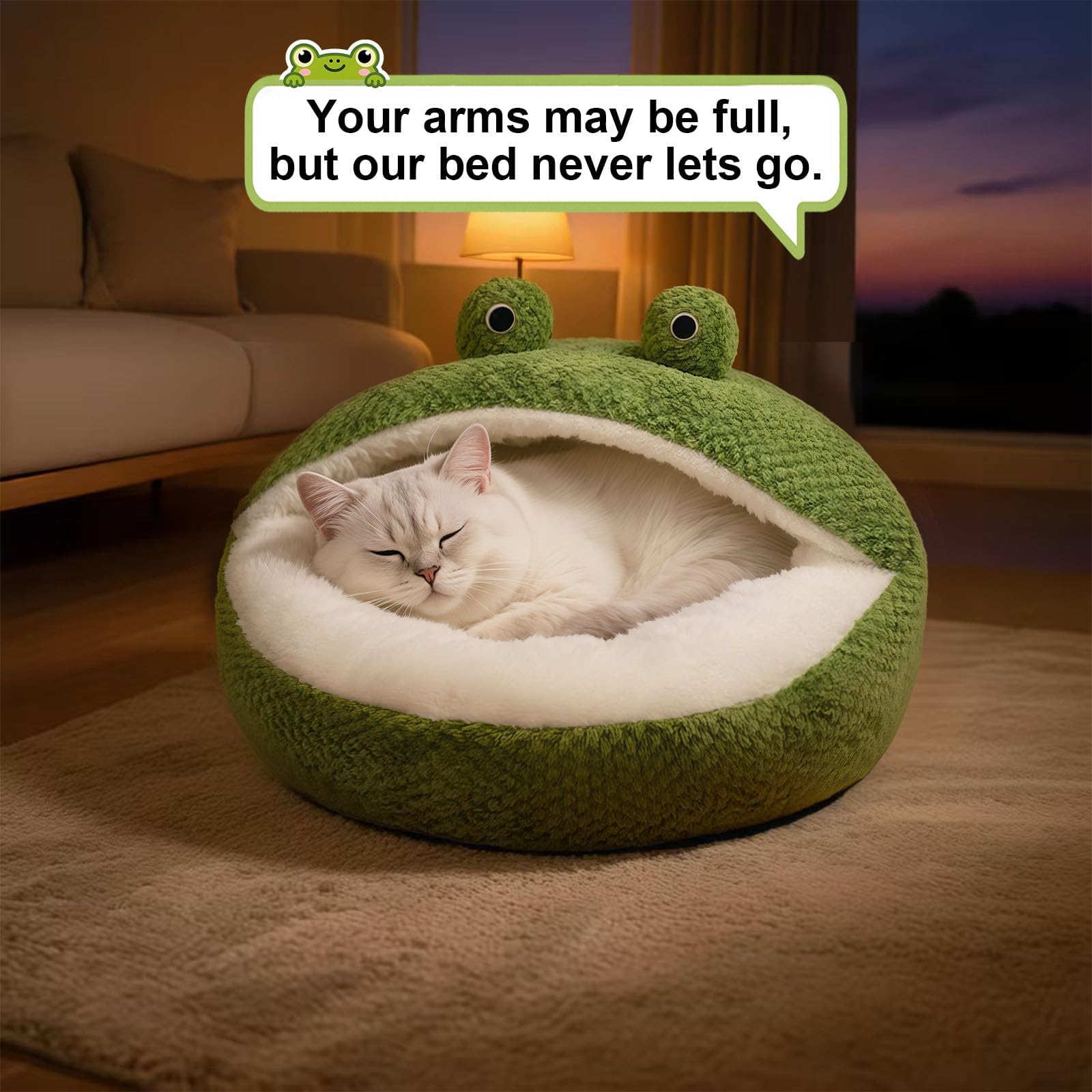 CWV Cute Cat Beds social media ready setup for cute cat moments