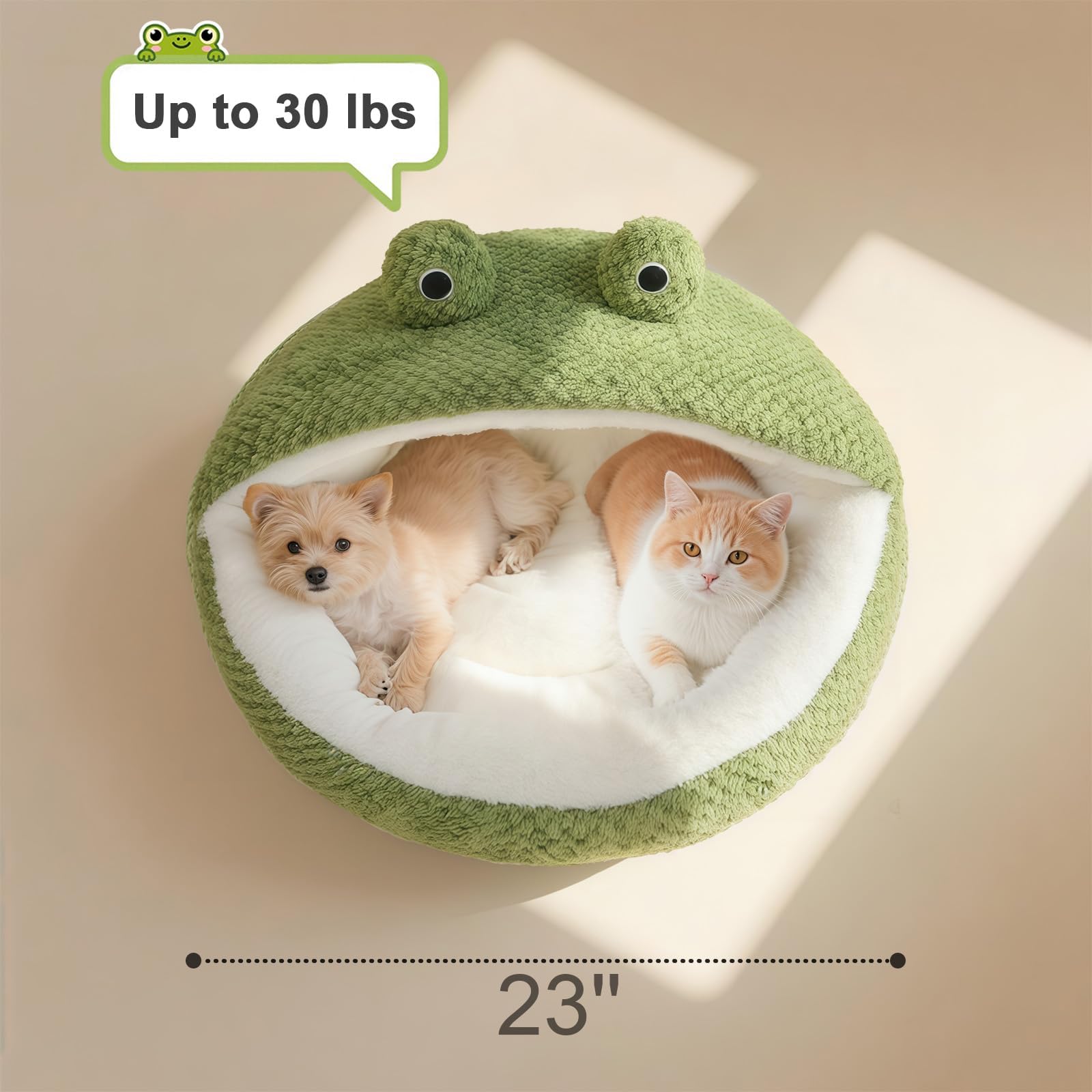 CWV Cute Cat Beds washable cover helps keep the bed fresh between adventures