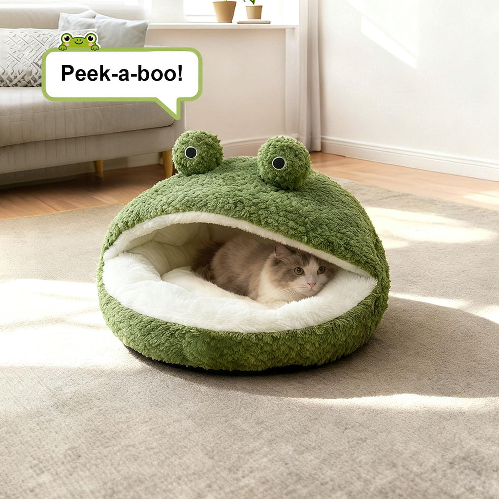 CWV Cute Cat Beds wide mouth entry enables easy snuggles and play