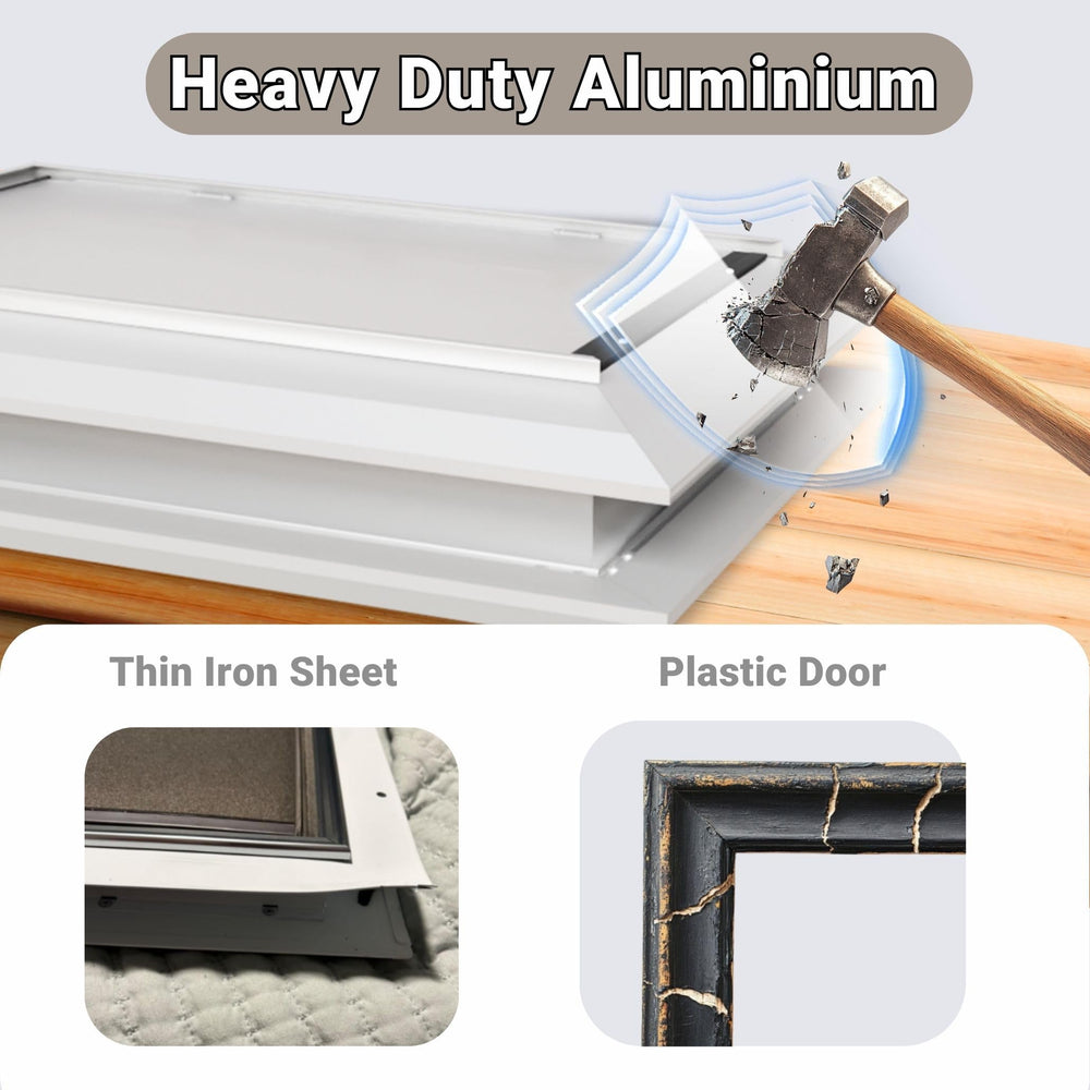 CYBERGATE sliver exterior dog door enables convenient pet access in any season