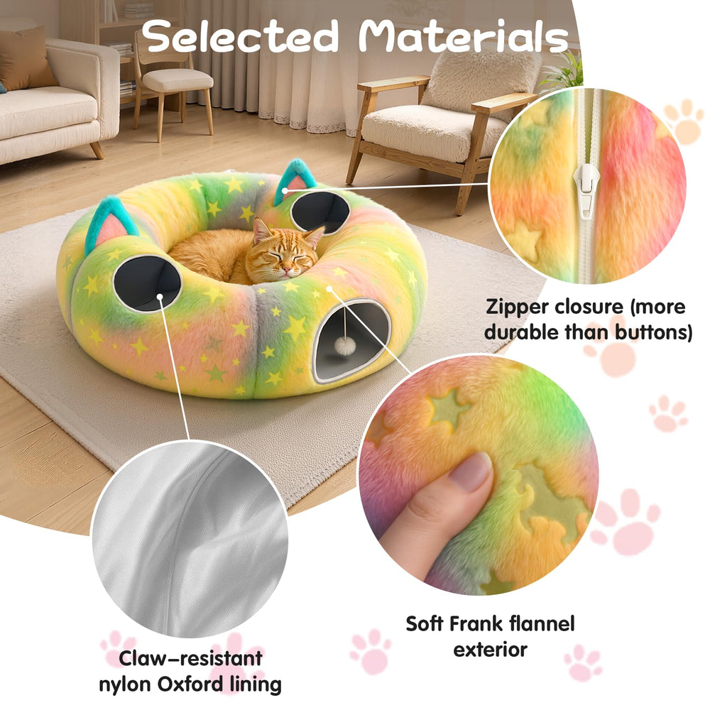 Cycodo 3in1 cat tunnel config shows versatile shapes for interactive play