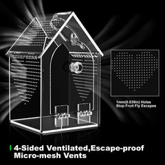 Cycodo water reservoir feature for temporary housing of small aquatic pets