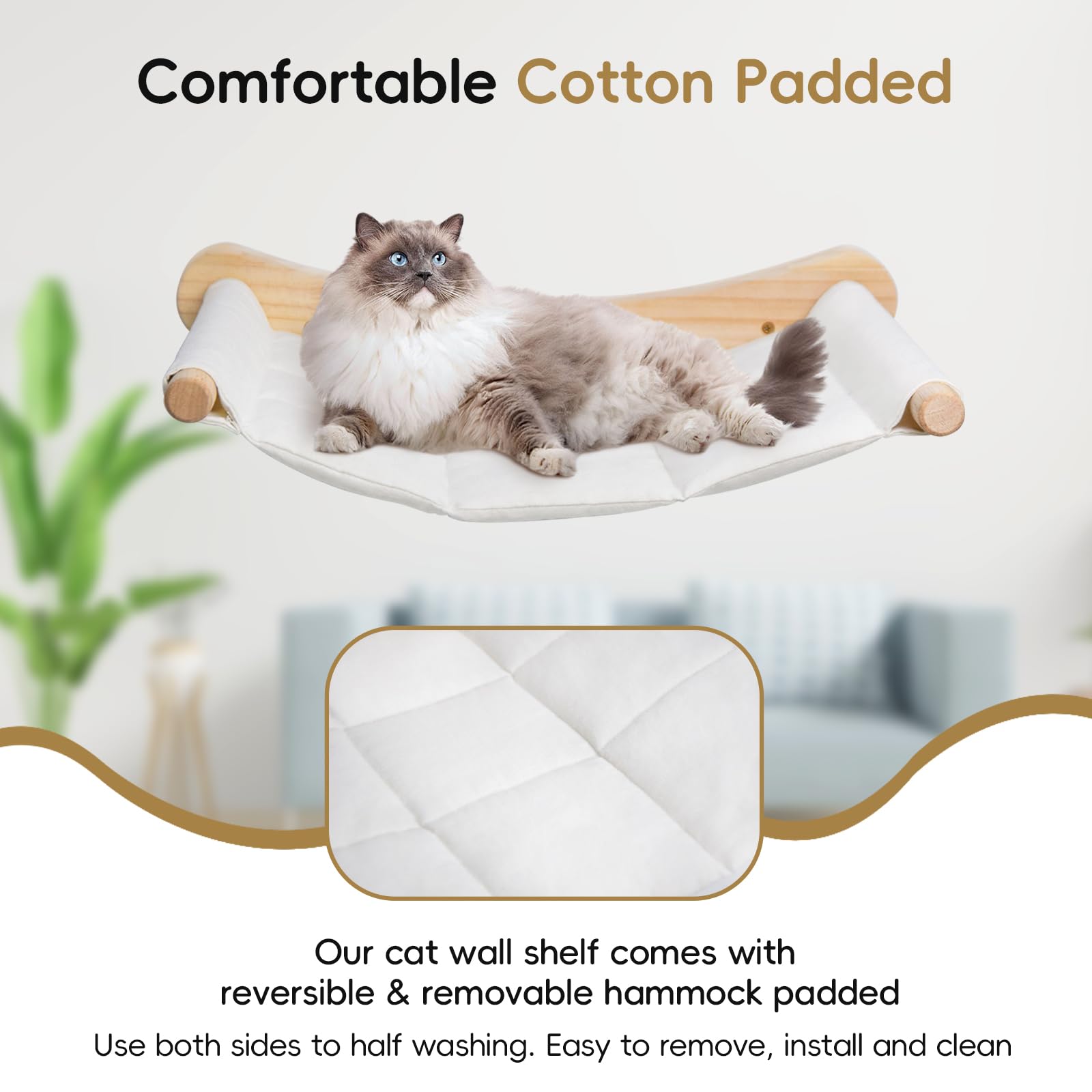 CYDDUP cat wall bed—soft, safe wall-mounted resting spot