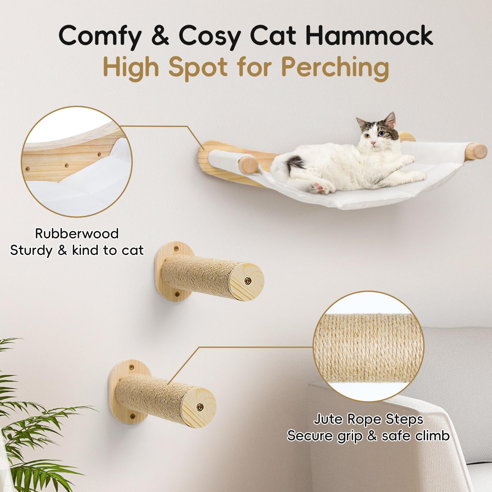 CYDDUP cat wall shelves—space-saving perches for exploration and nap