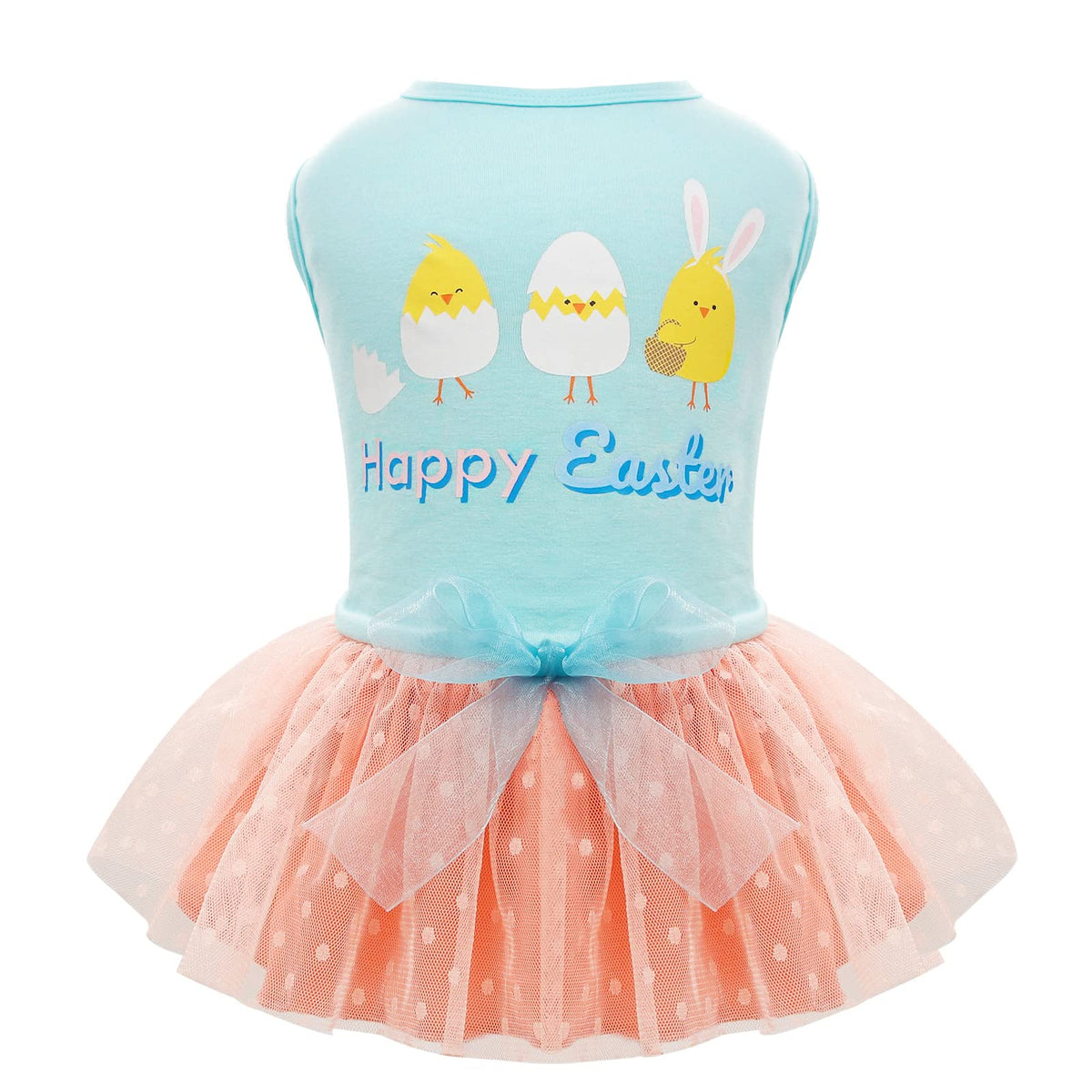 cyeollo dog dress easter-cartoon-eggs image for festive Easter outings