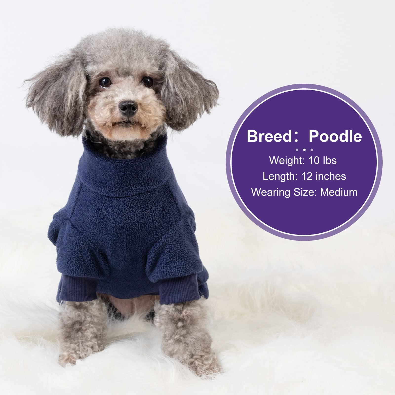 Cyeollo dog pajamas breathable double-sided fleece for airflow