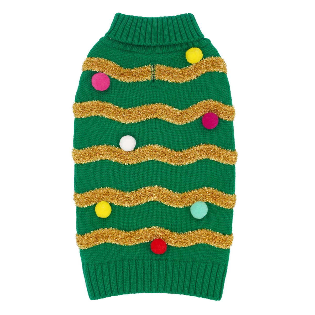 cyeollo dog sweater christmas glitter wave detail ideal for festive photos and warm winter walks