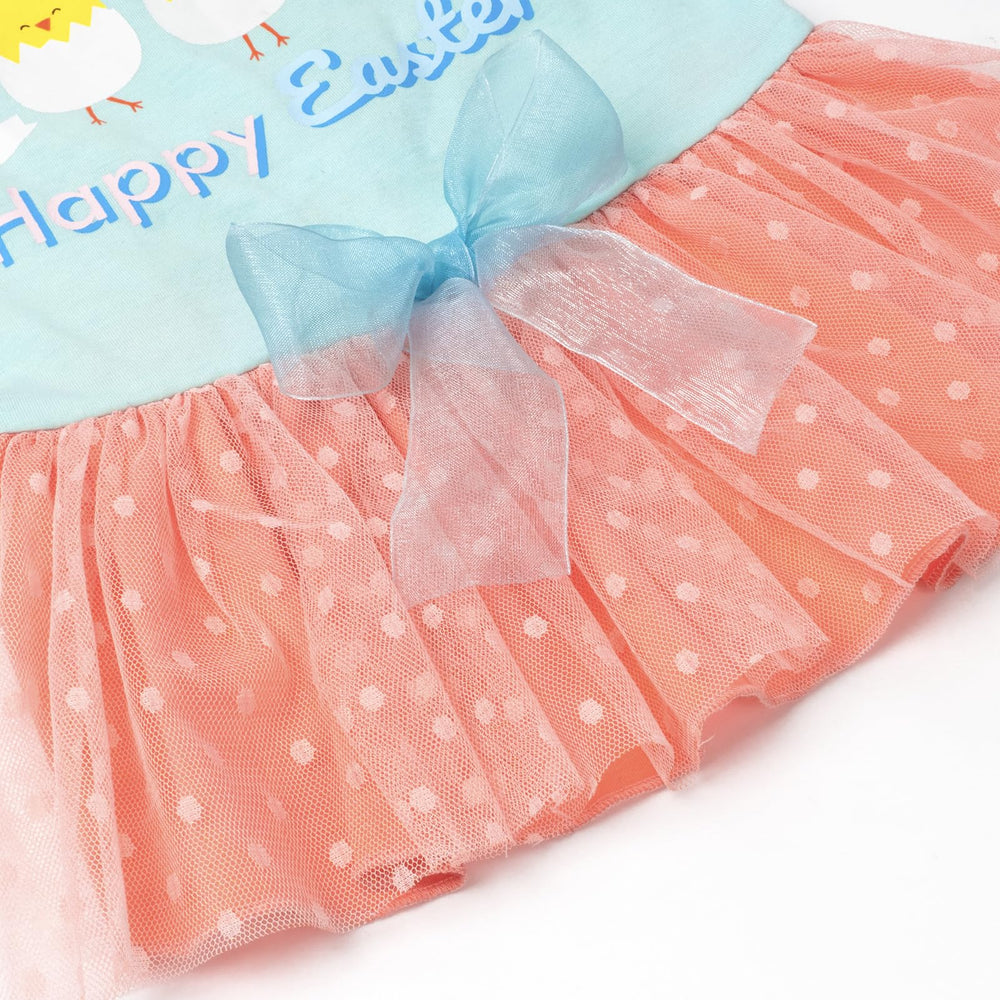 Cyeollo Easter dress elastic belly-band close-up emphasizing comfortable fit
