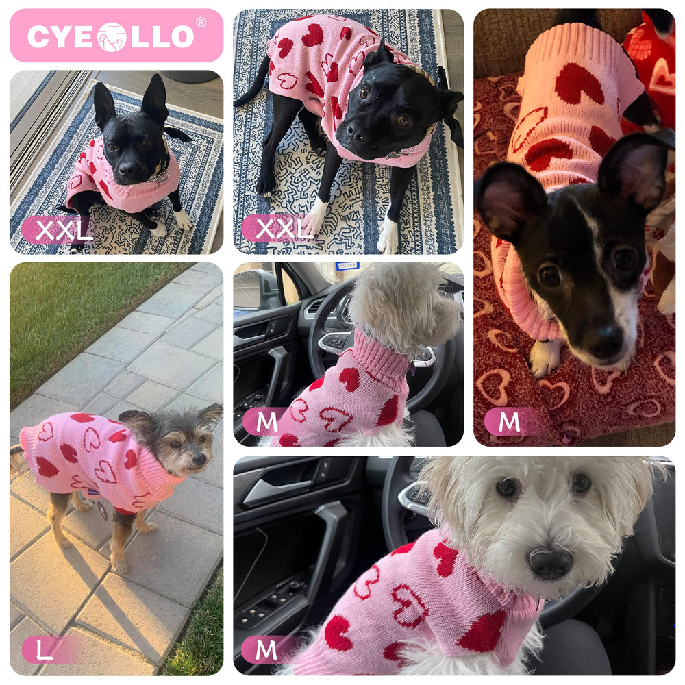 cyeollo machine washable dog sweater pink for easy care