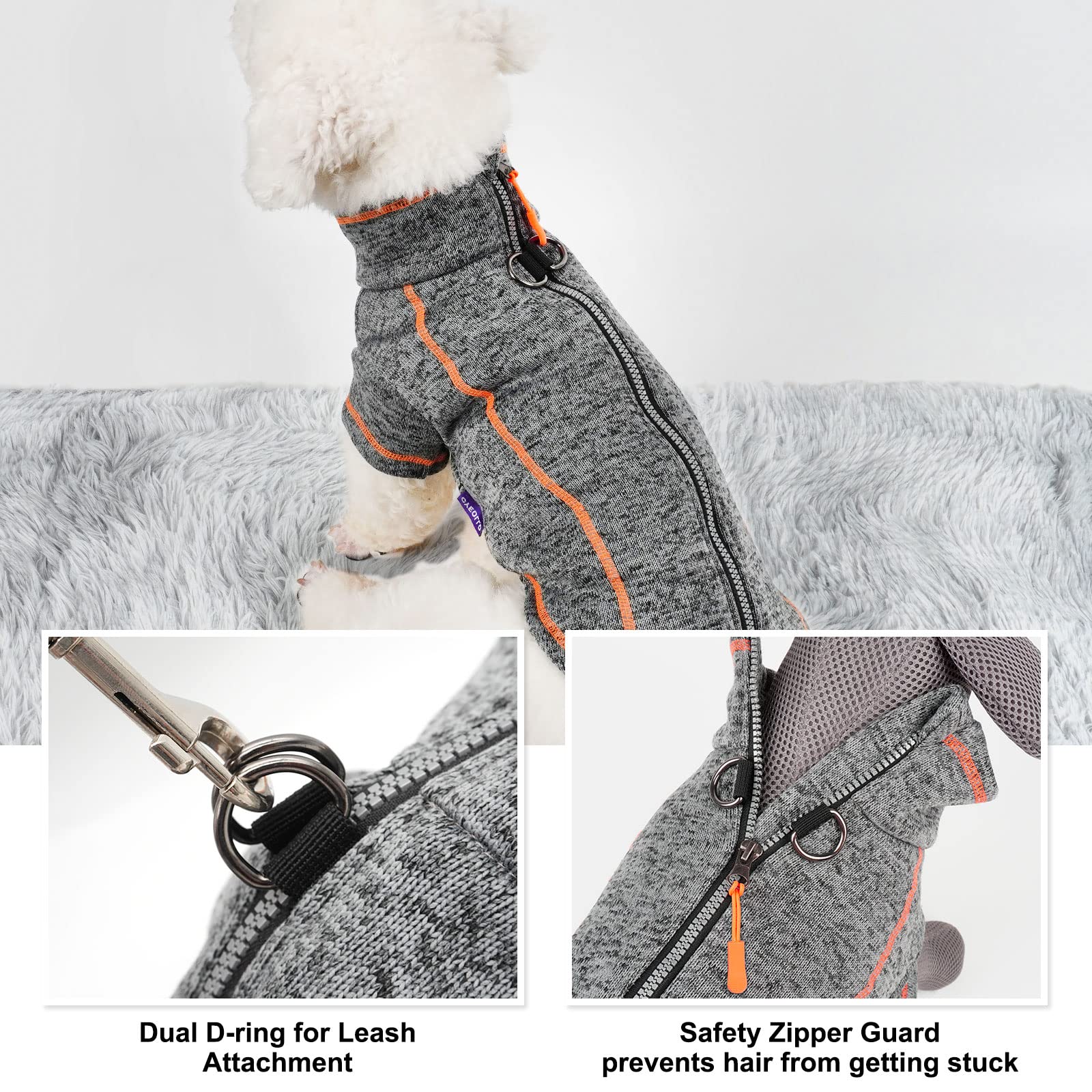 cyeollo coat with reflective strips enhances night visibility