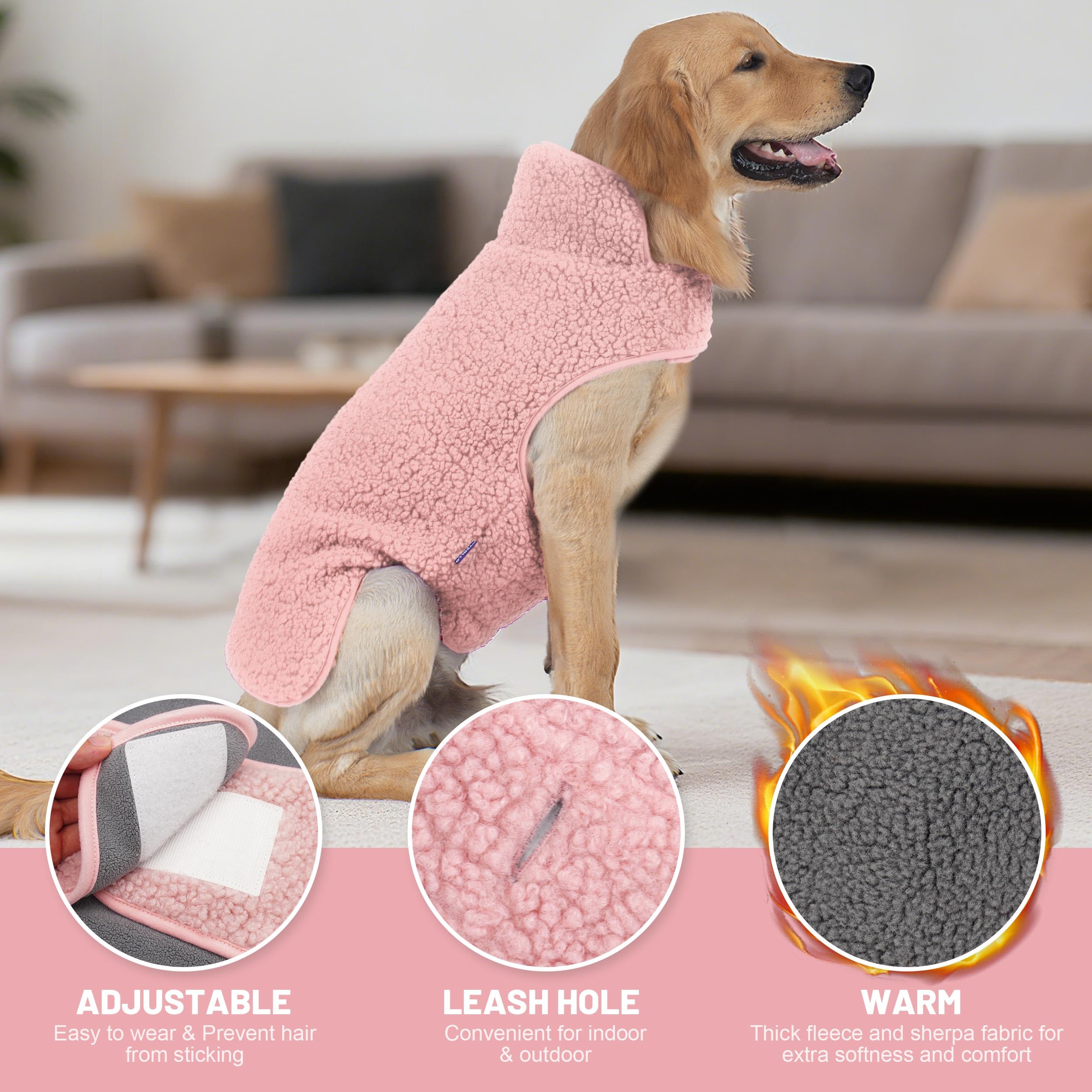Cyeollo high collar warm coat for indoor and outdoor wear