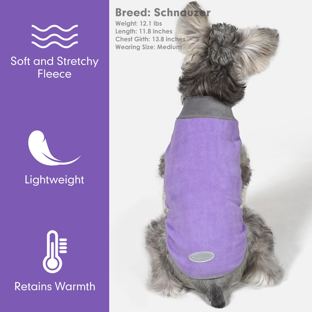 cyeollo size guide dog sweater chest and back measurements for proper fit.