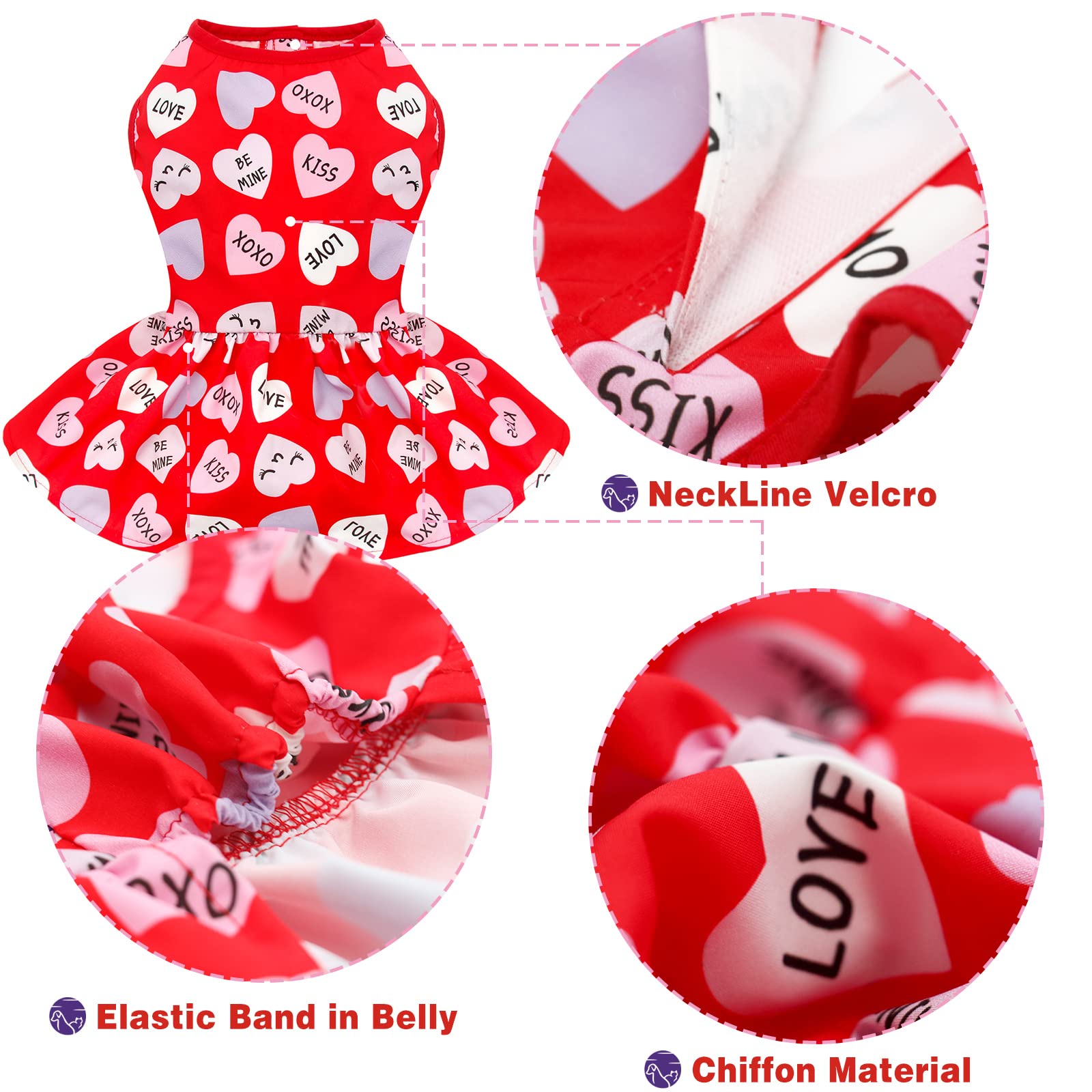 Cyeollo Valentines breathable soft fabric close-up, skin-friendly comfort.