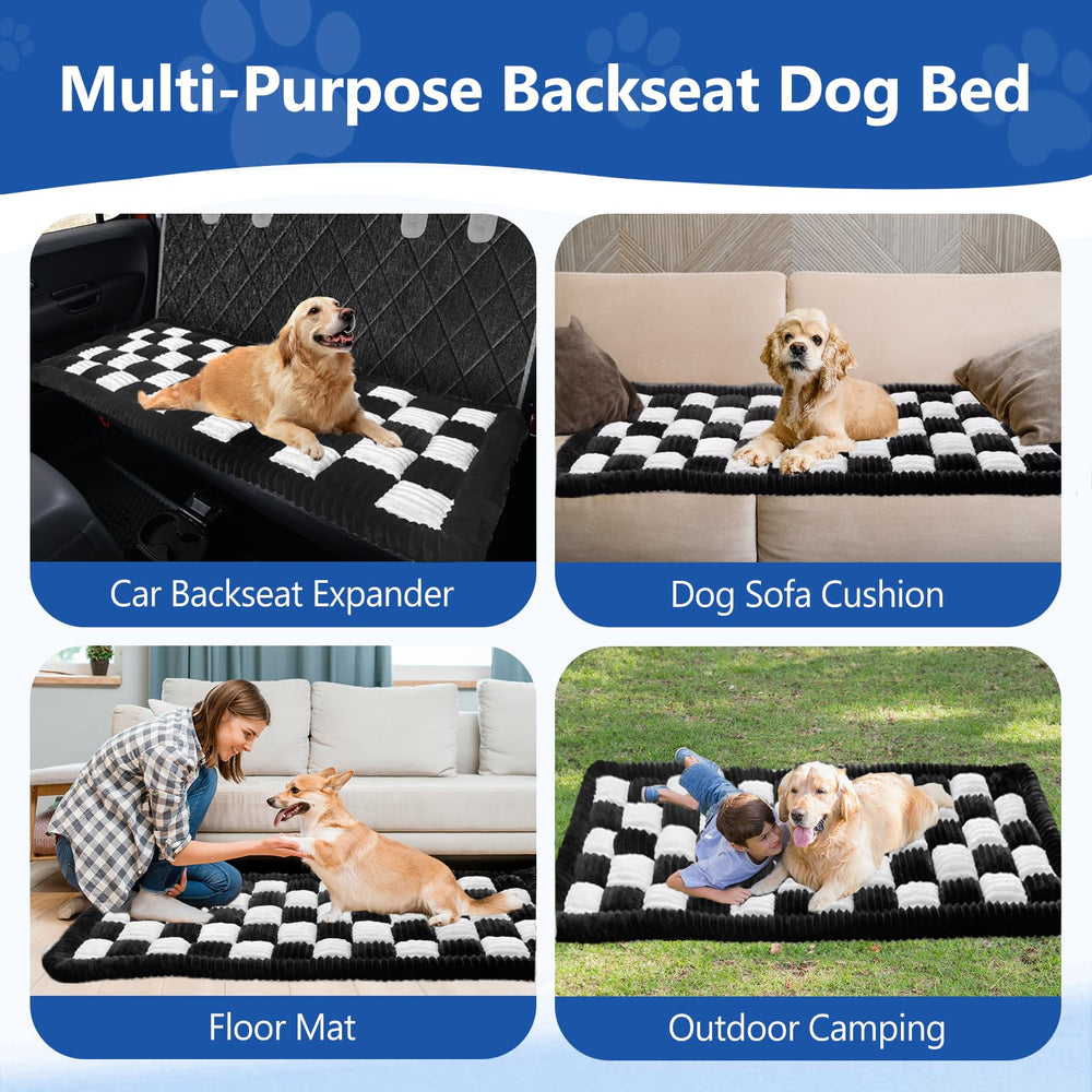 Cyhczx machine-washable dog bed easy to clean after adventures.
