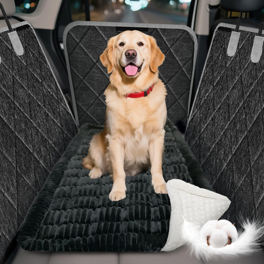 Cyhczx thickened dog bed on back seat for added comfort and protection