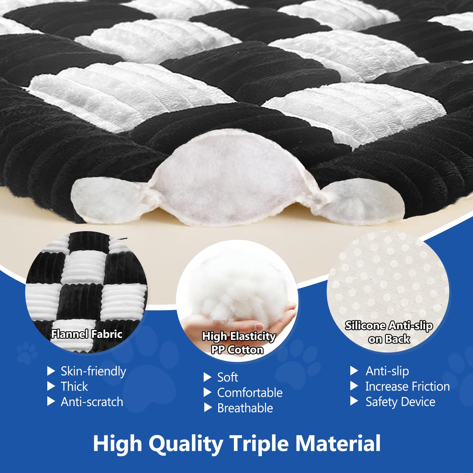 Cyhczx dog bed with non-slip base secures to car seats for wobble-free travel.