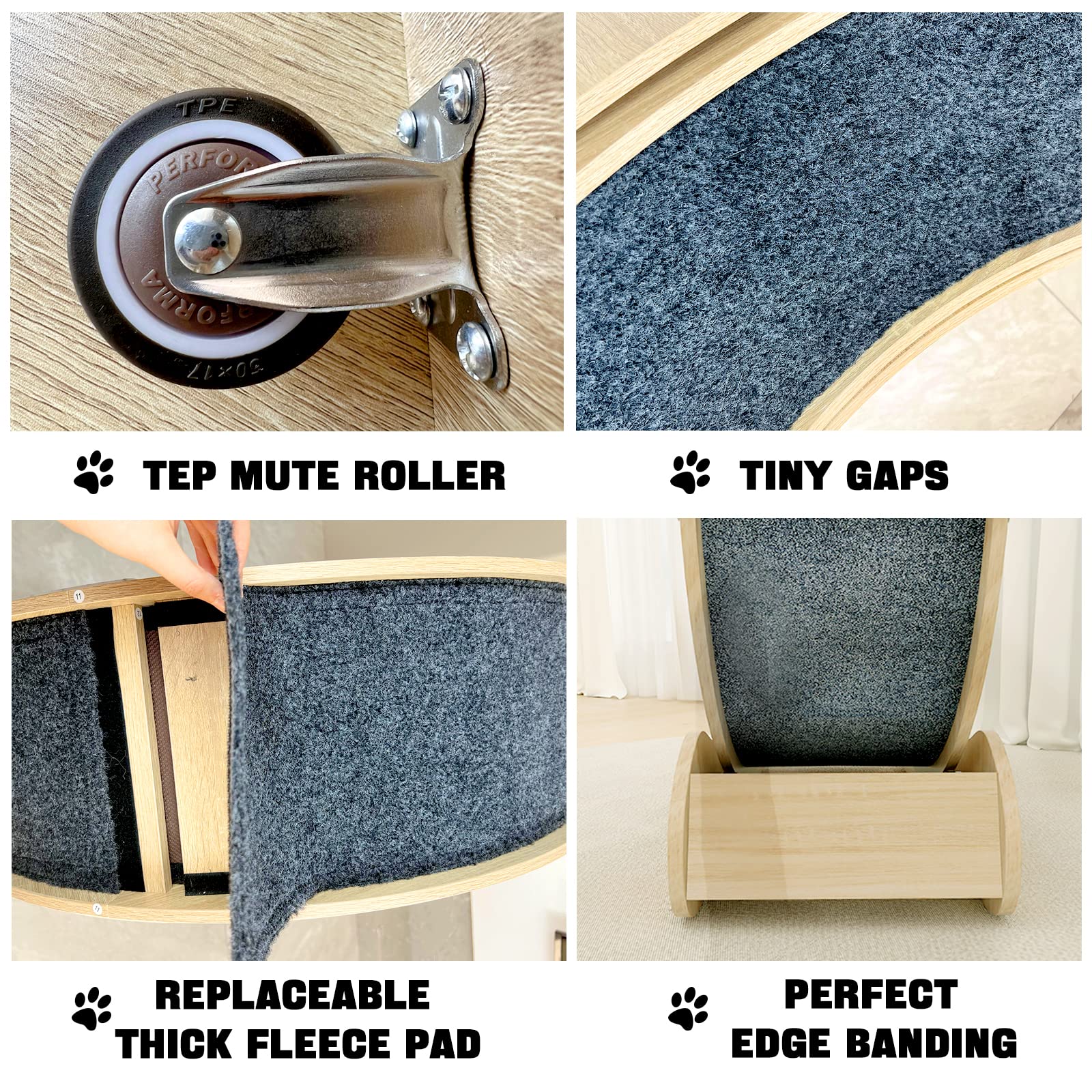CYlively upper organizer on cat wheel stores daily essentials.