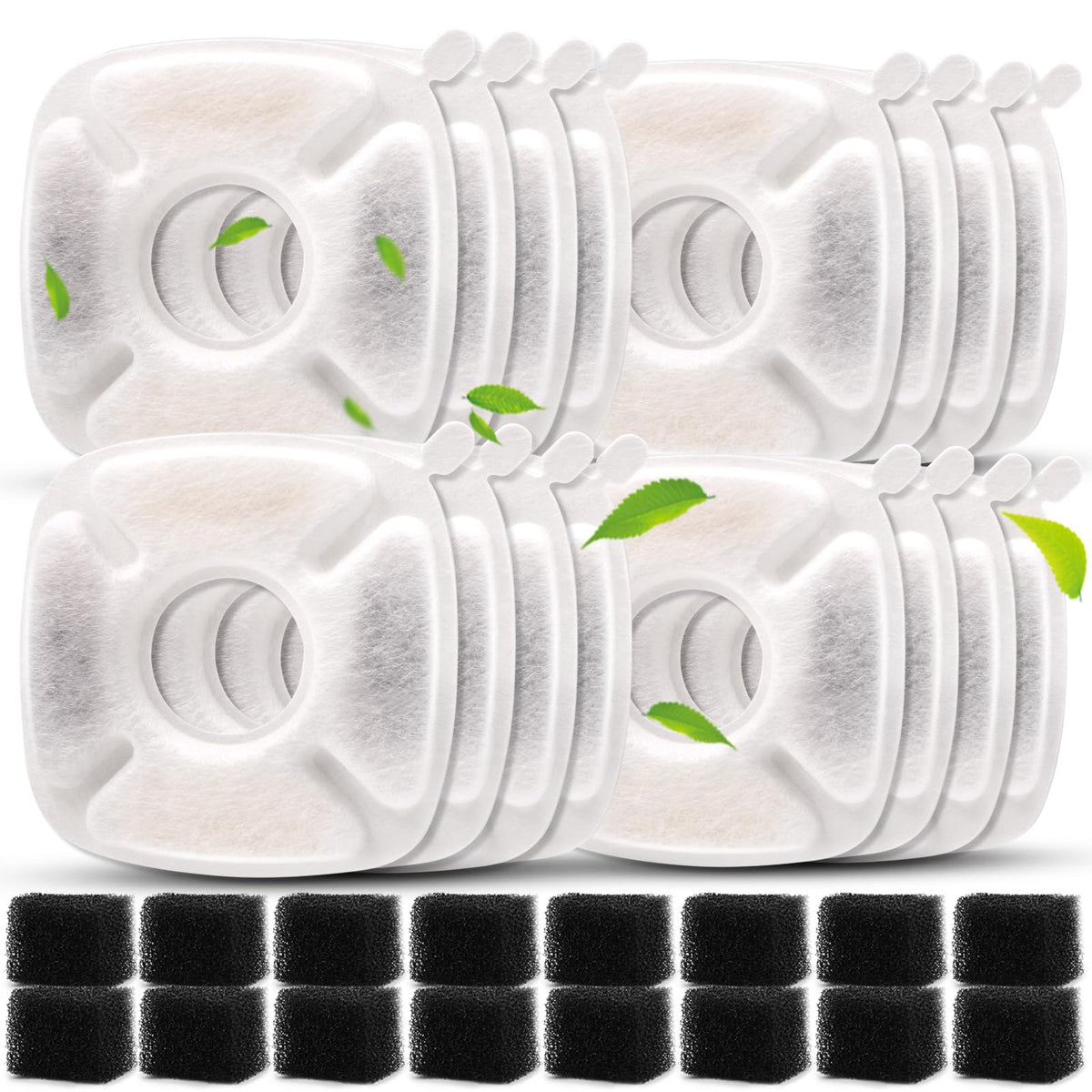 Cylomert pet fountain filters package showing the complete set for clean, fresh water.