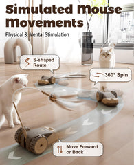 CYROS ribbon attachments invite swats and playful interaction for curious cats