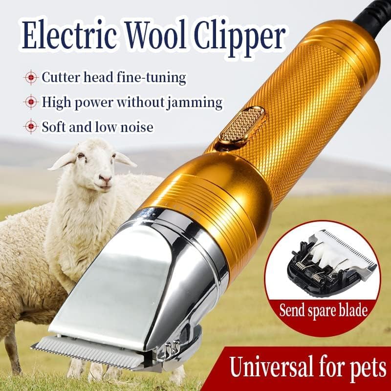 Cyxunand grooming kit for large dogs, horses, and livestock offers precise, comfortable trims