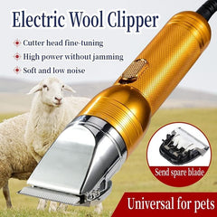 Cyxunand grooming kit for large dogs, horses, and livestock offers precise, comfortable trims