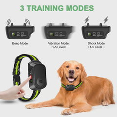 CZCCWD bark collar beep mode indicator guides gentle corrections during daily walks