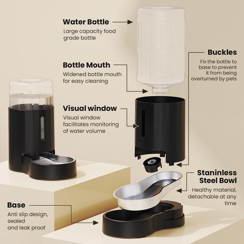 CZPET water-dispenser cleaning access shows easy disassembly for thorough cleaning.