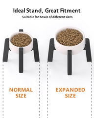 CZPET bowl stand durable ABS material resists wear and supports long-term use.