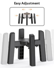CZPET dog bowl stand assembly by hand demonstrates quick setup without tools.