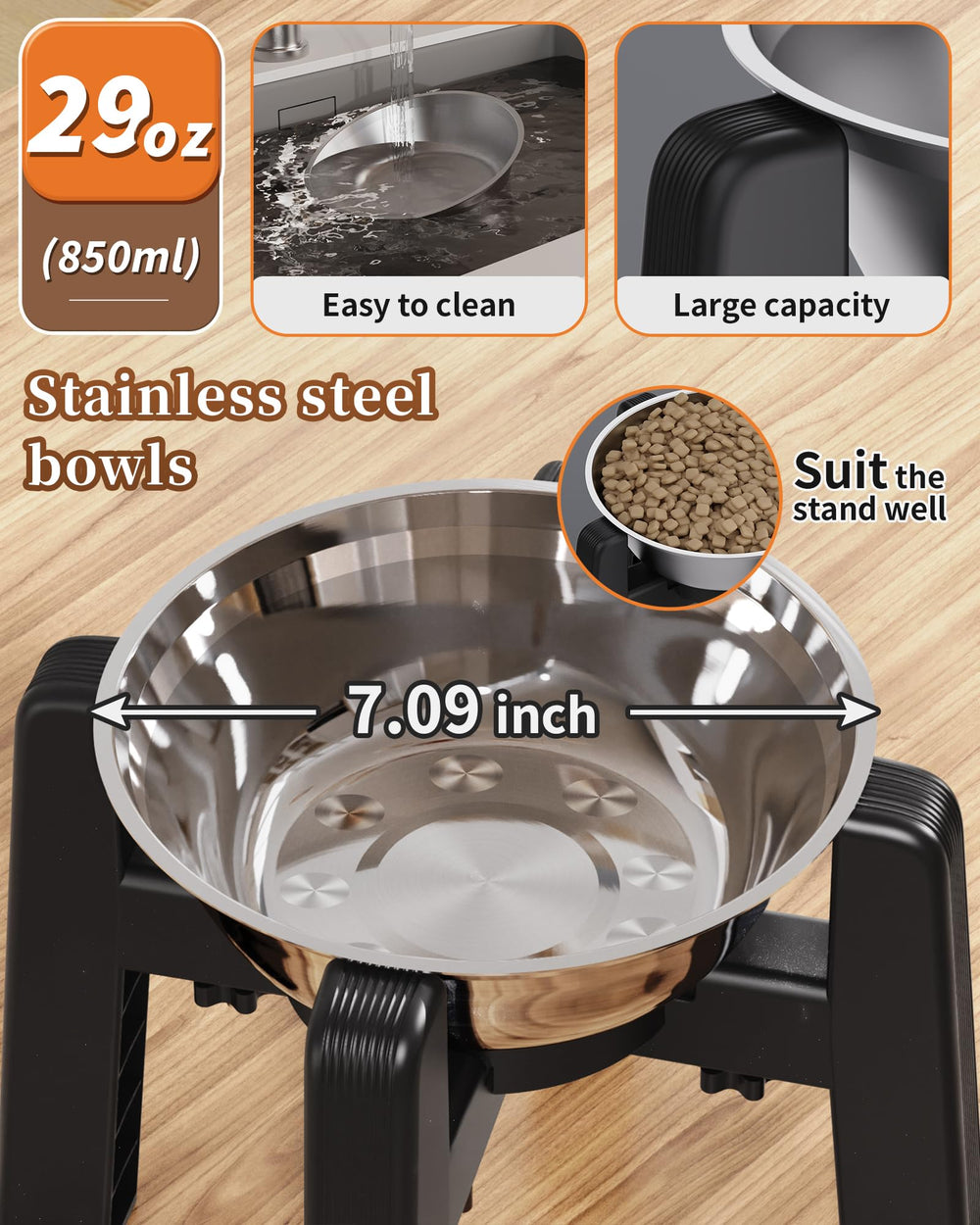 CZPET durable ABS stand offers reliable support beyond wood or metal.