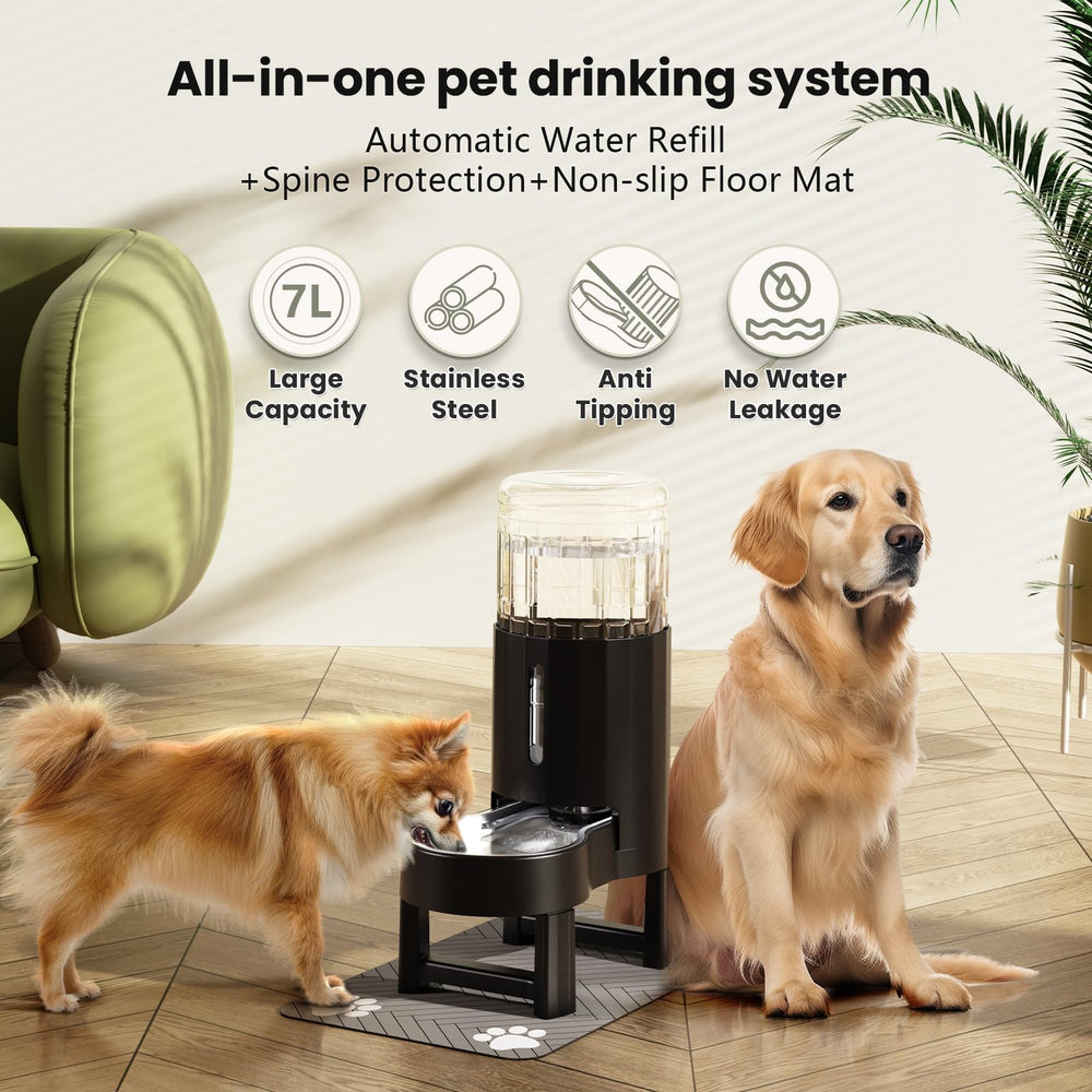 CZPET non-slip splash mat catches spills during playtime.