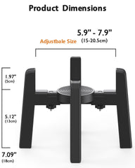 CZPET raised bowl with anti-slip feet keeps steady during meals.