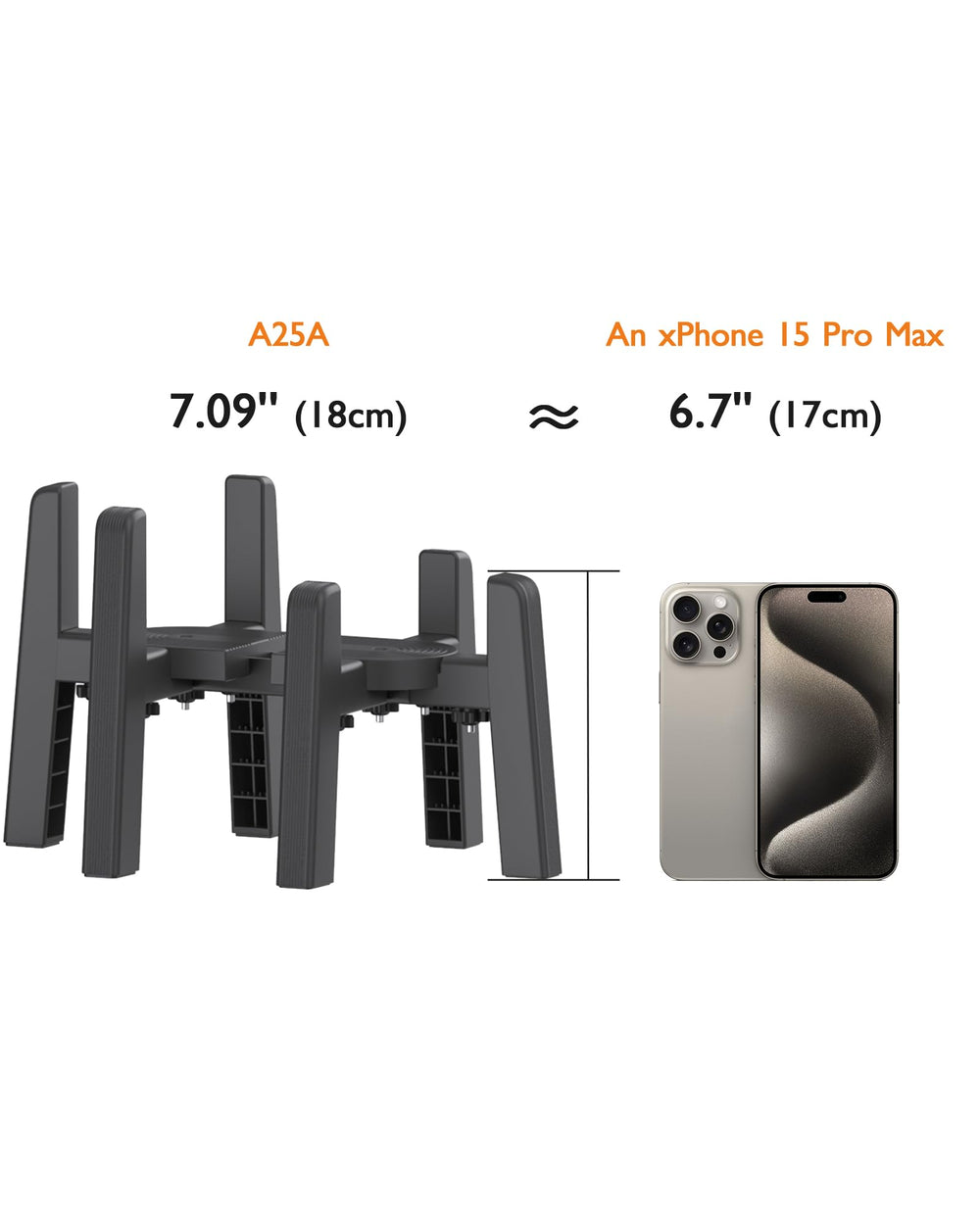 CZPET stand assembly-in-hand image showcases quick, tool-free assembly