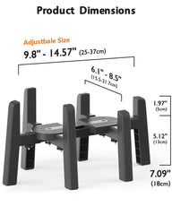 CZPET stand screw-tightened stability shot highlights secure setup