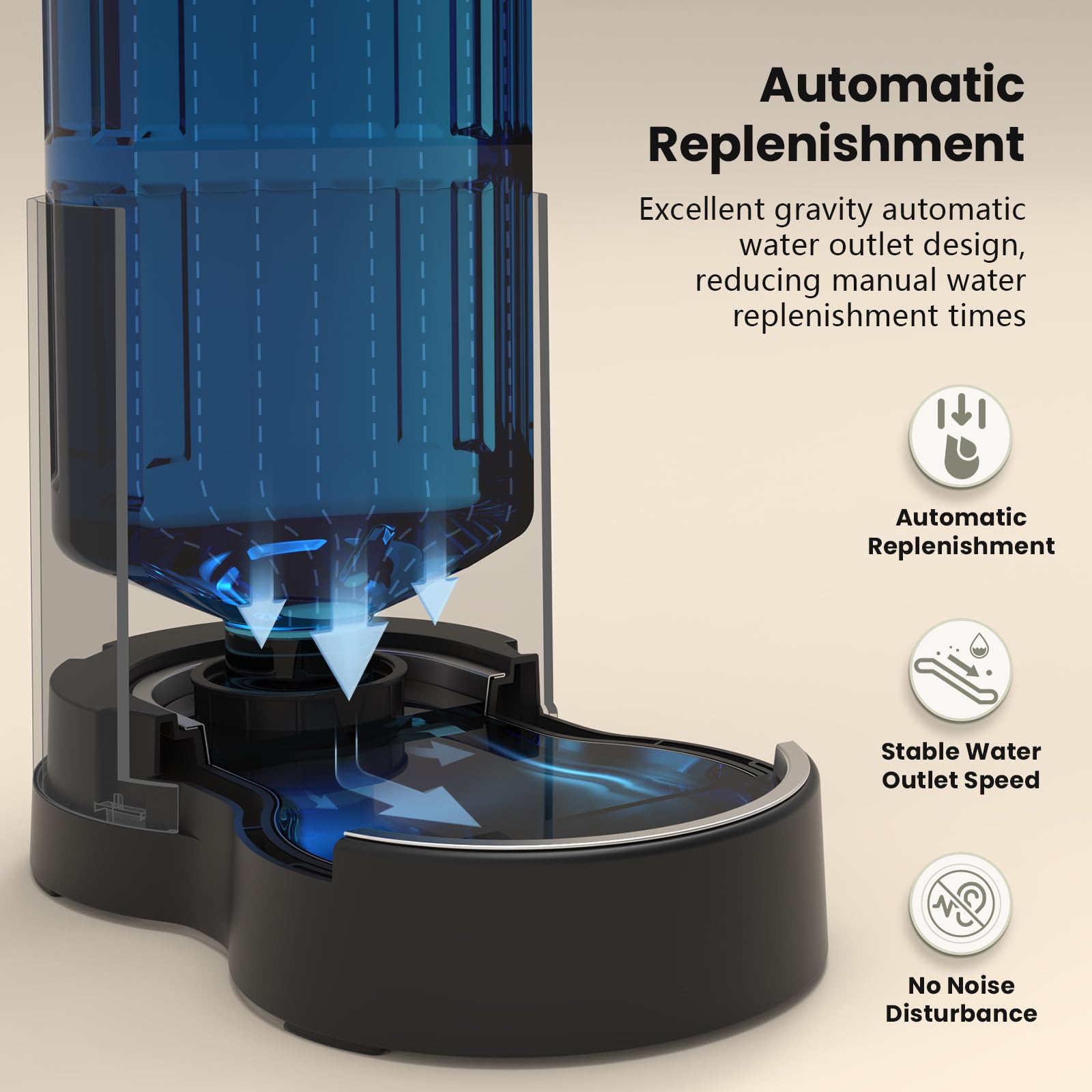 CZPET wide mouth cleaning brush enables easy internal cleaning.