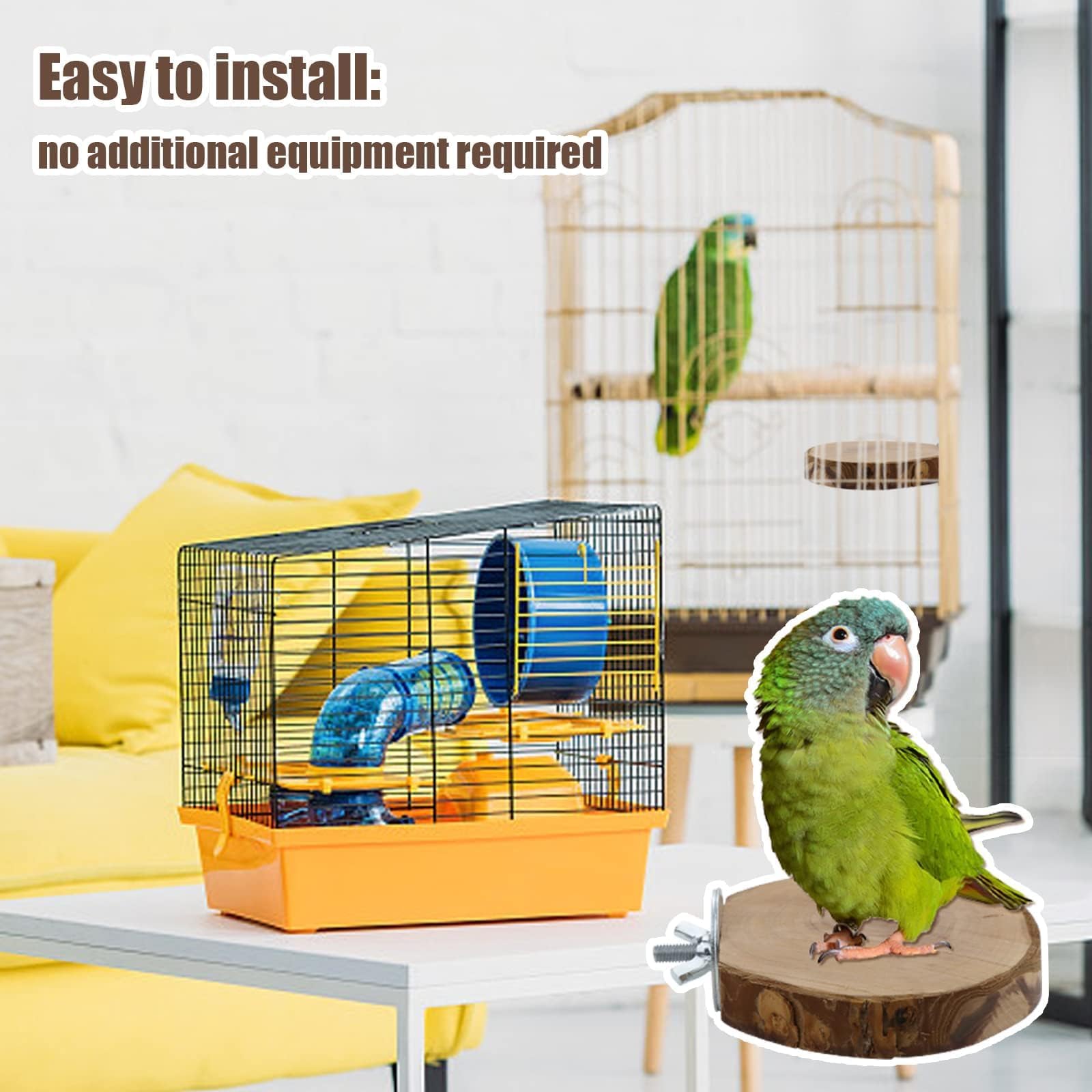 CZWESTC perchas de tamaños pequeños y medianos, ideal para aves pequeñas