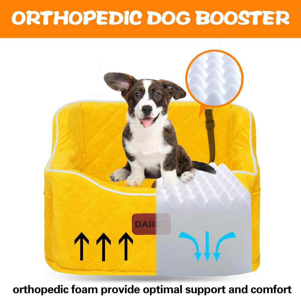 DAIIST dog car seat inside car setup demonstrates secure travel and distraction-free driving
