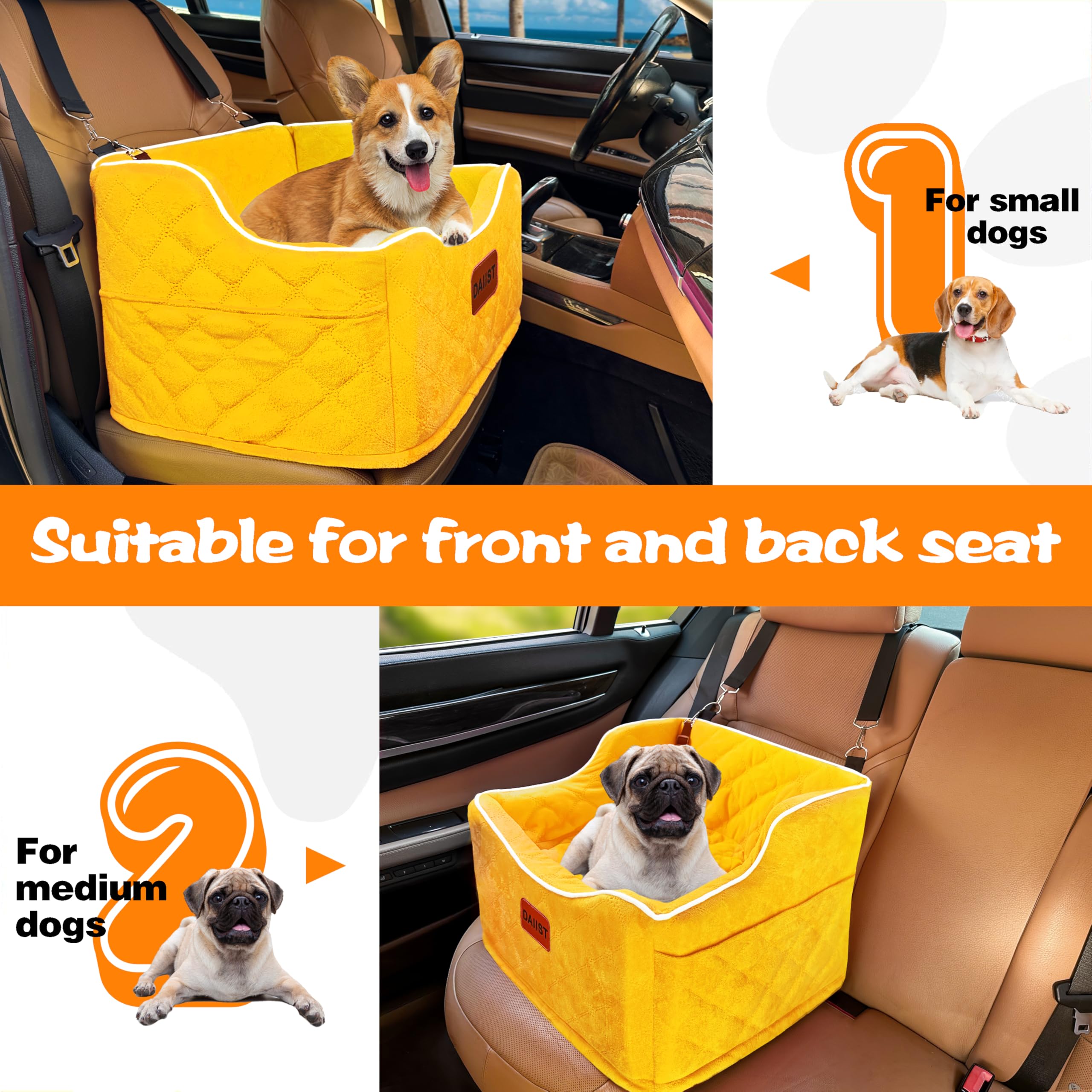 DAIIST removable cover shown as washable for easy cleaning after trips