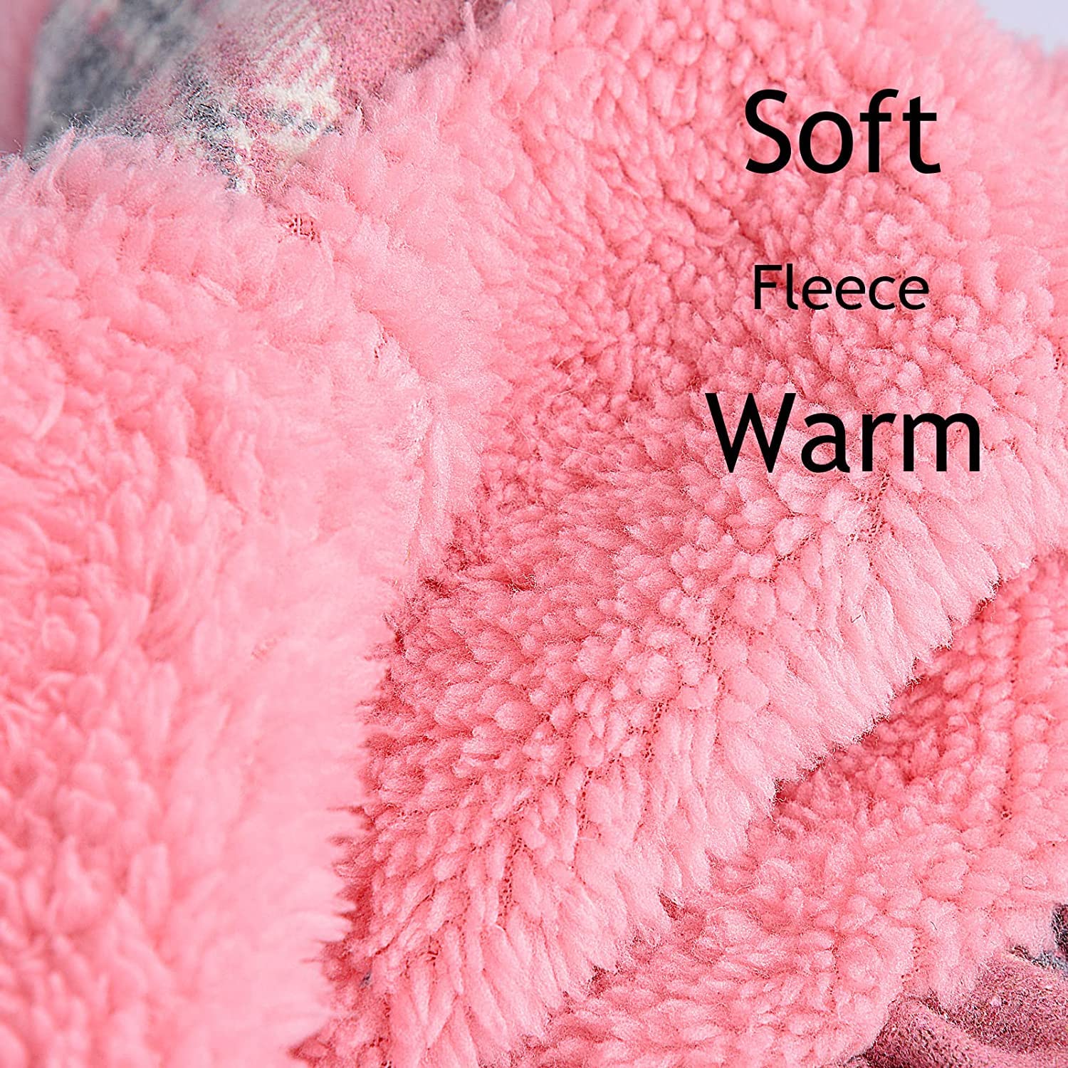 DaFuEn knit fleece closeup highlights soft lining for cozy, everyday comfort