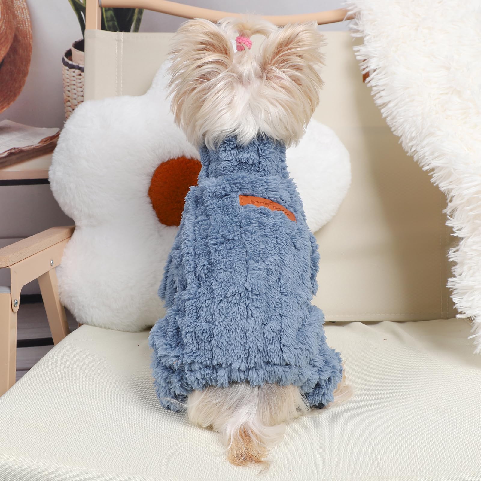 DaFuEn winter outfit provides versatile fit for multiple small breeds.