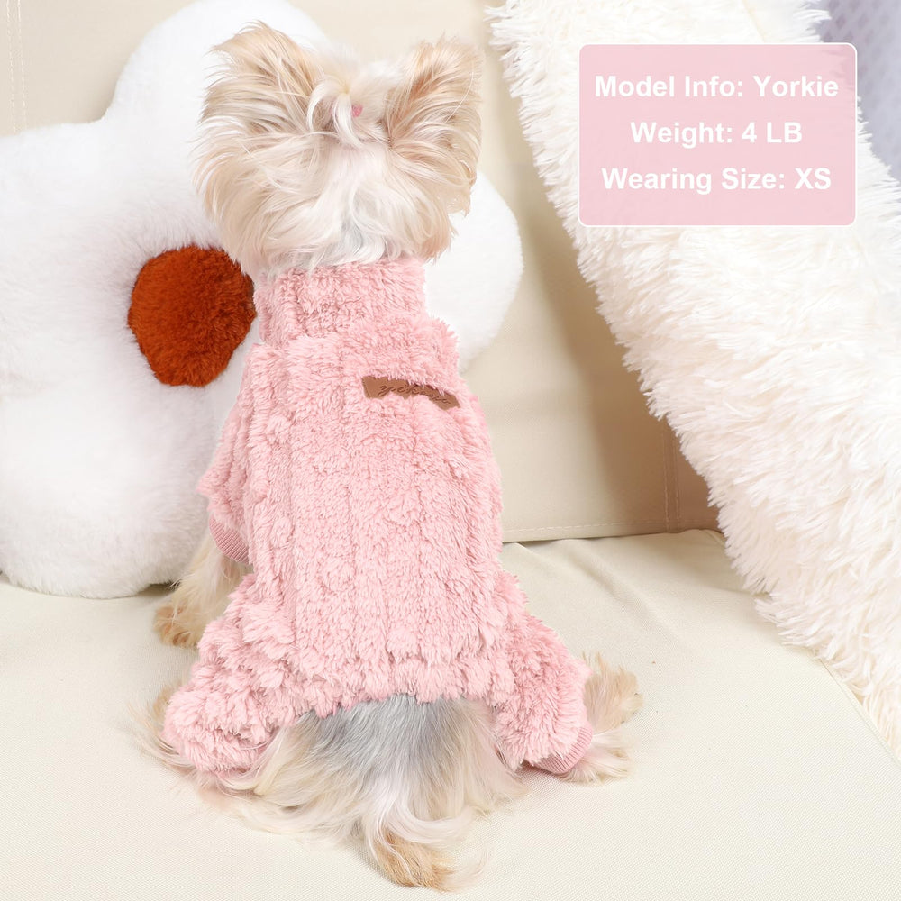 DaFuEn holiday-ready outfit on dog, cute and comfortable.