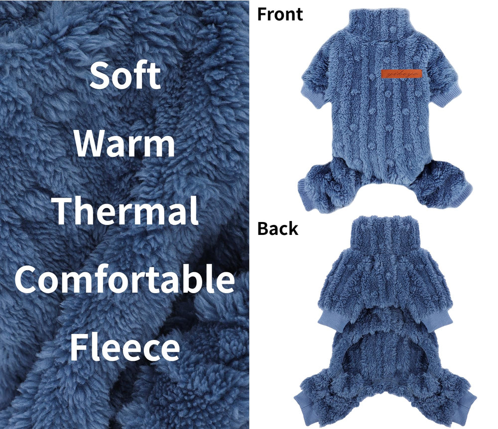 DaFuEn blue XX-Small sweater worn by a tiny dog for a cute look.