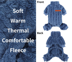 DaFuEn blue XX-Small sweater worn by a tiny dog for a cute look.